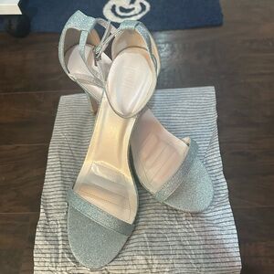 Elegant Sparkly/ Glitter Blue Glitter Heels NEW